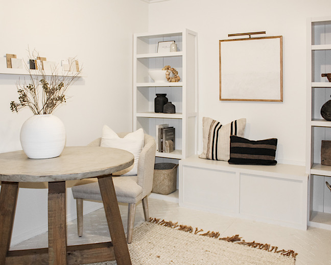 MODERN ORGANIC HOME OFFICE DESIGN Grace Oaks Designs